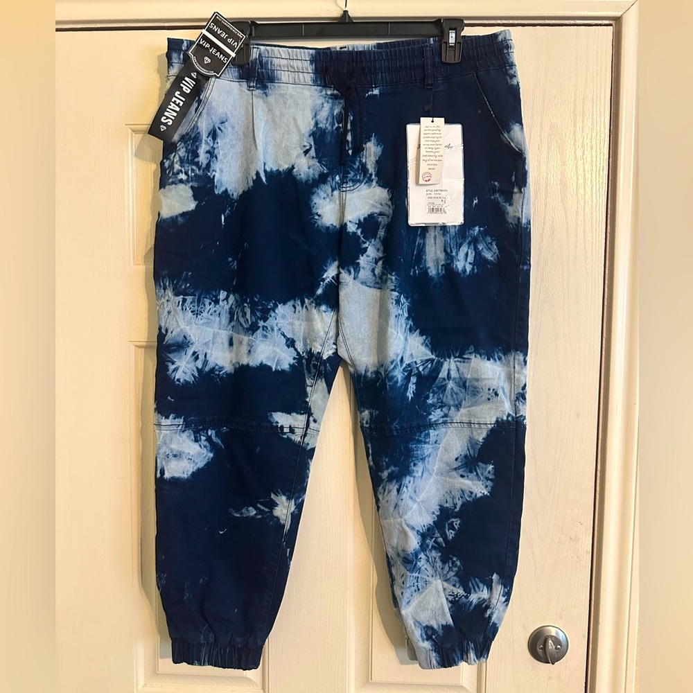 VIP Tye Dye Denim Jogger Jeans
